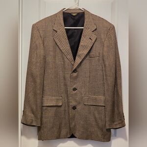 Men's J. Riggins Houndstooth Blazer in Brown and Black